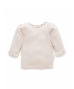 Purebaby | Pointelle Rib Layering Top