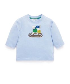 Purebaby | Little Sled Long Sleeve Tee