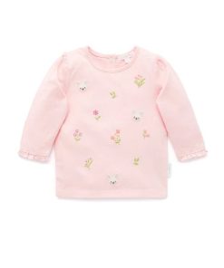 Purebaby | Apricot Bunny Long Sleeve Tee