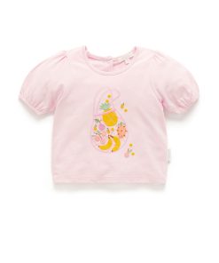 Purebaby | Rose Water Puff Sleeve Tee
